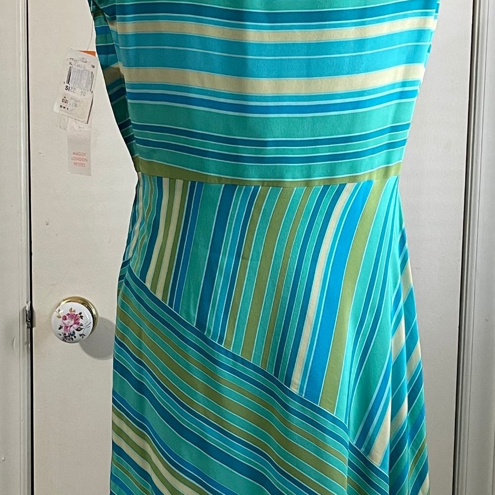 NWT Maggy London Petites Sleeveless Dress Size 10 - Perfect for Easter - Picture 4 of 4
